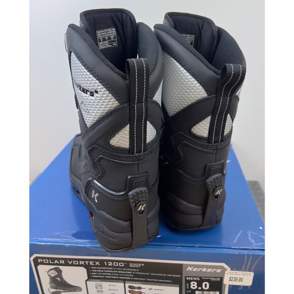 Korkers Men's Polar Vortex BOA Waterproof Insulated Boots, 1200 Gram New - Picture 8 of 13